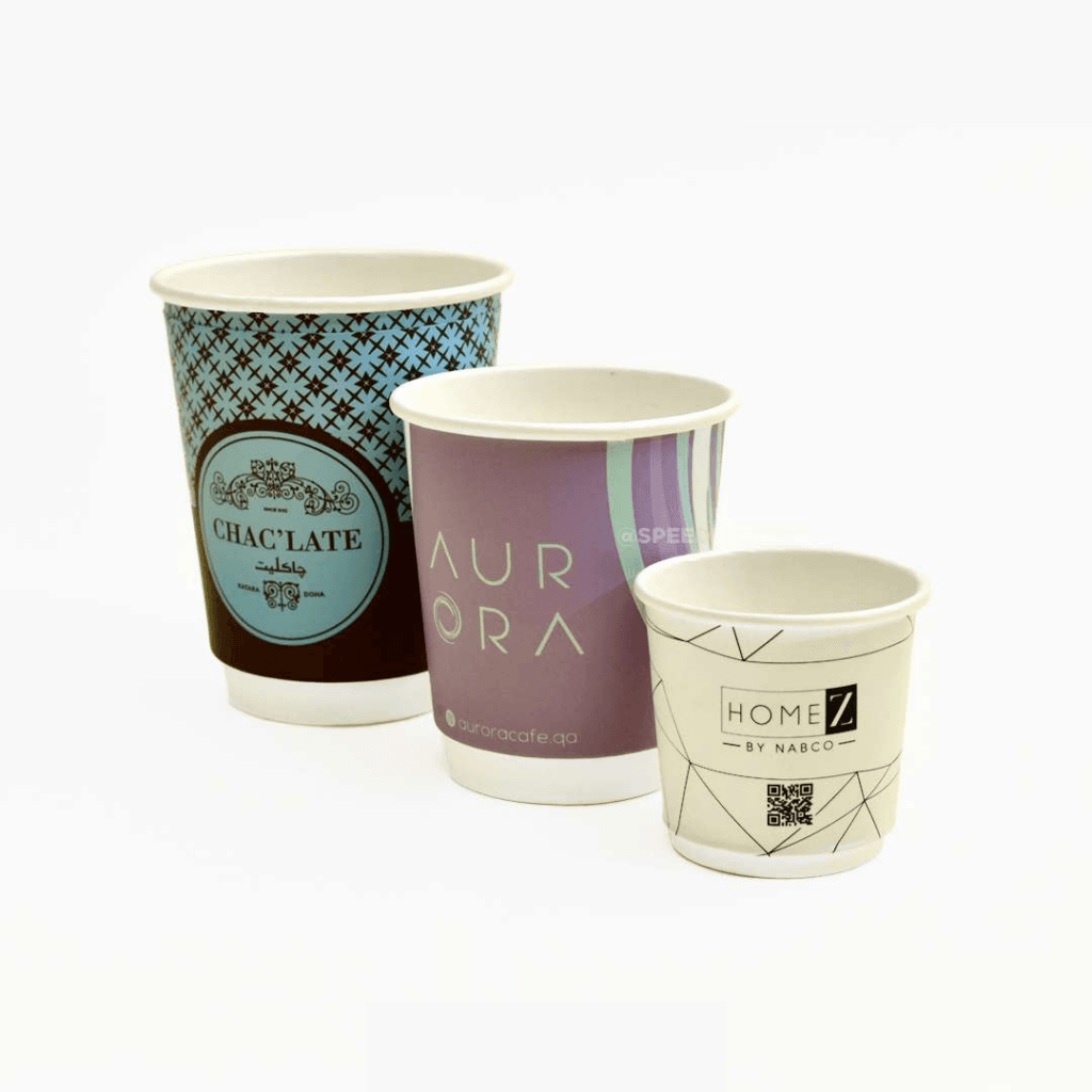 Customized Paper Cups Best Price in Qatar #1 Speedline