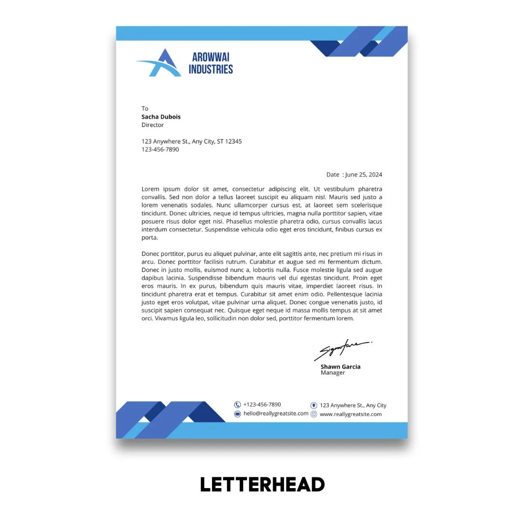 Letterhead Printing service