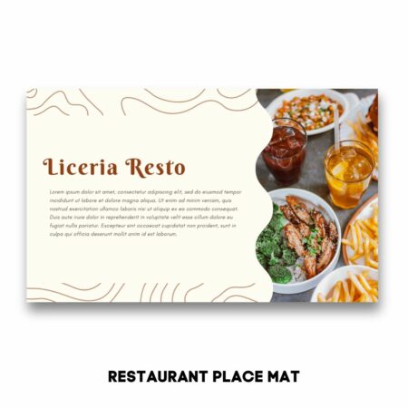 Restaurant Placemats Printing