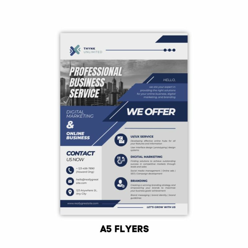 Flyer Printing Services Qatar