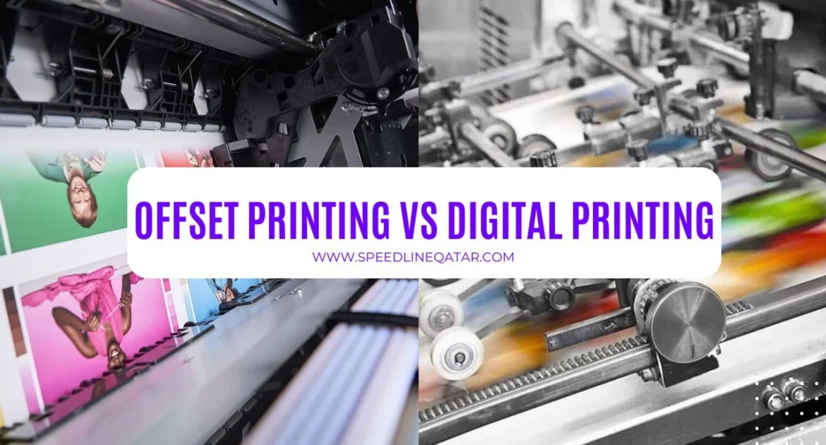 Offset printing vs digital printing
