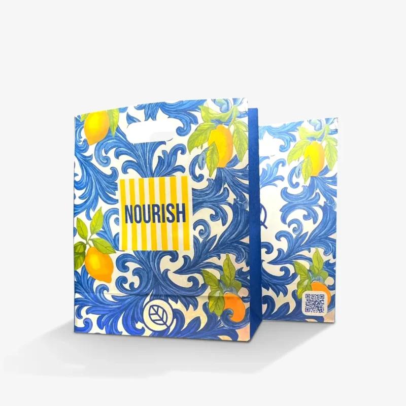 Custom Die-Cut Paper Bag in Qatar
