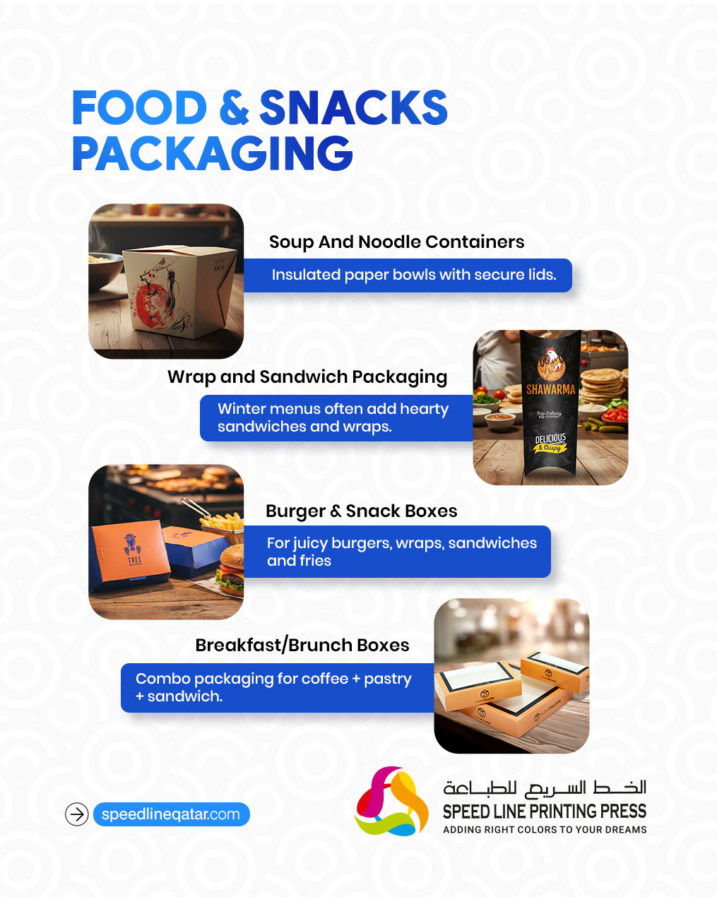 Food & Snacks Packaging Solutions in Qatar