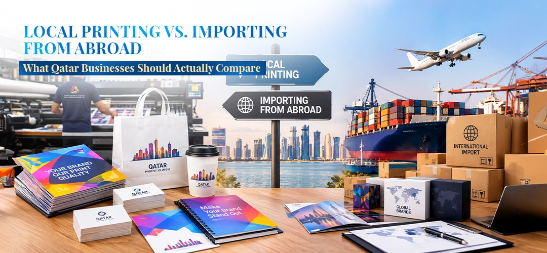 Local Printing vs Importing from Abroad What Qatar Businesses Should Actually Compare